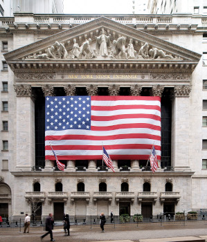 A photograph of the NYSE that indicates our expertise in the financial industry.
